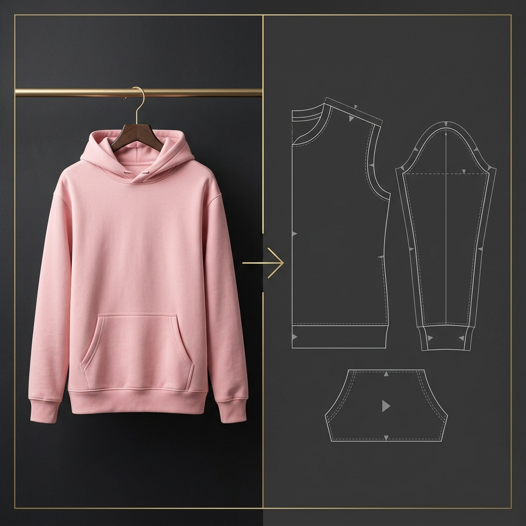 Photo to Pattern before and after mockup